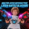Parent-child interactive live-action laser tag