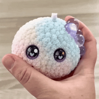 BubbleBuddy – 📦 Soft Handwoven Crochet Bubble Squishy Fidget Toy