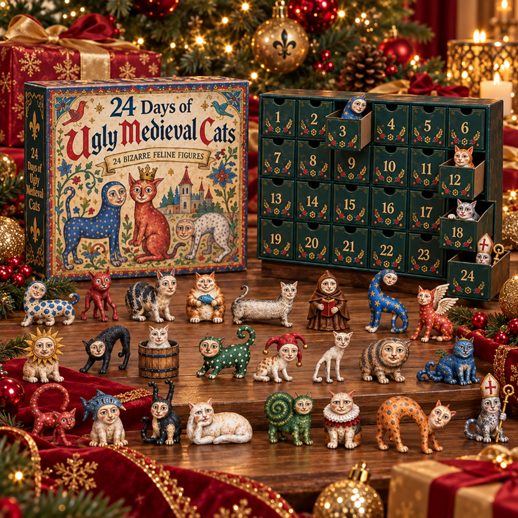 🐈🏰 OddKingdom – 24 Days of Ugly Medieval Cats Advent Calendar