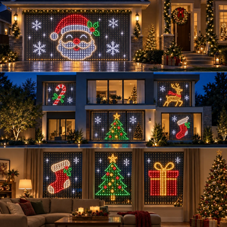 🎄 GlowCanvas – Smart DIY Programmable Curtain String Lights