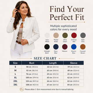 👔RegalBlaze – Women's Elegant Slim Fit Blazer with Gold Buttons