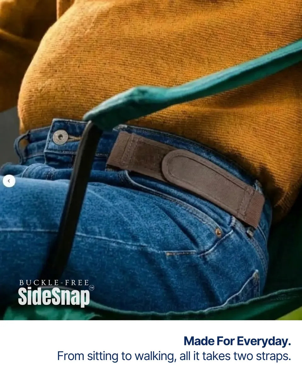 LoopLock – Buckle-Free Elastic Side Belts, Pair