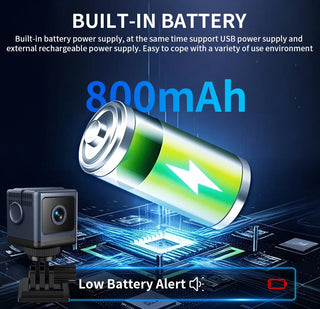 CubeGuard – 📶 Smart WiFi Security Camera, 1080P HD, 🌙 Night Vision & 🚨 Motion Detection
