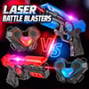 Parent-child interactive live-action laser tag