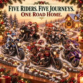 SantaRider – 🏍️🎅 Santa’s Ride Home Christmas Motorcycle Keepsake💨