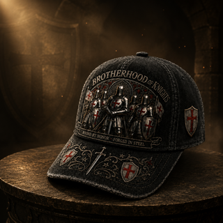 ⚔️ HonorBound – Knights Templar Cap