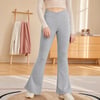 Kid Cross Waist Flare Yoga Pants – High Waist Tummy Control Bell Bottom Leggings