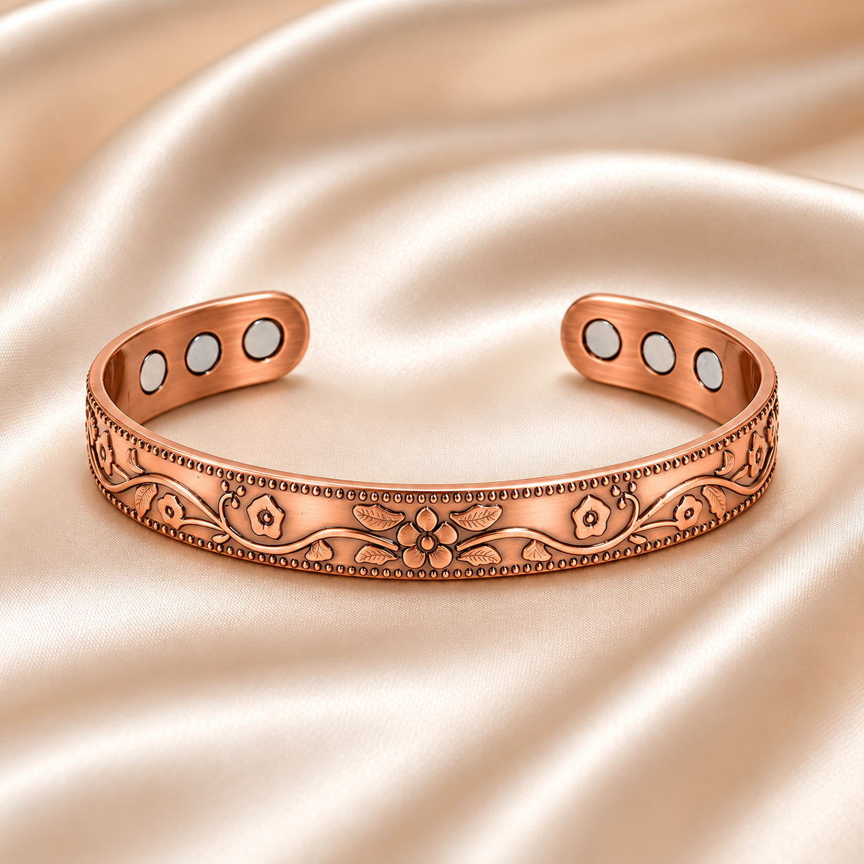CopperEase – Women's Magnetic Copper Bracelet