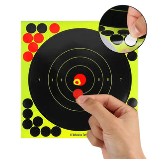 StickShot – 8 x 8 in (20.3 x 20.3 cm) Self-Adhesive Peel & Stick Shooting Targets