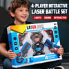 Parent-child interactive live-action laser tag