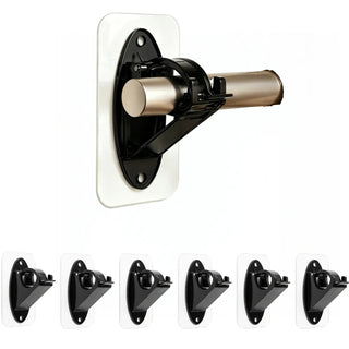 RodEase – No-Drill Self-Adhesive Curtain Rod Holders (2-Pack)