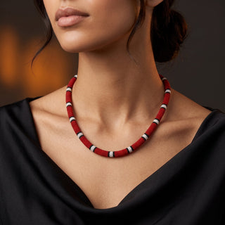 SerpentGleam – Reversible Statement Necklace