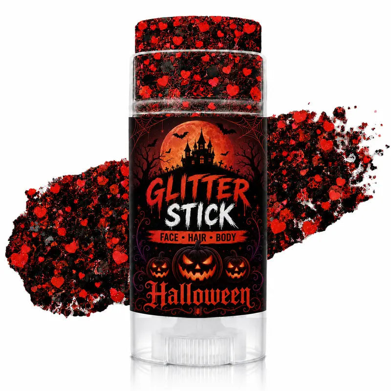 GlitzSwipe – 🎃 Halloween Glitter Stick for Face, Hair & Body