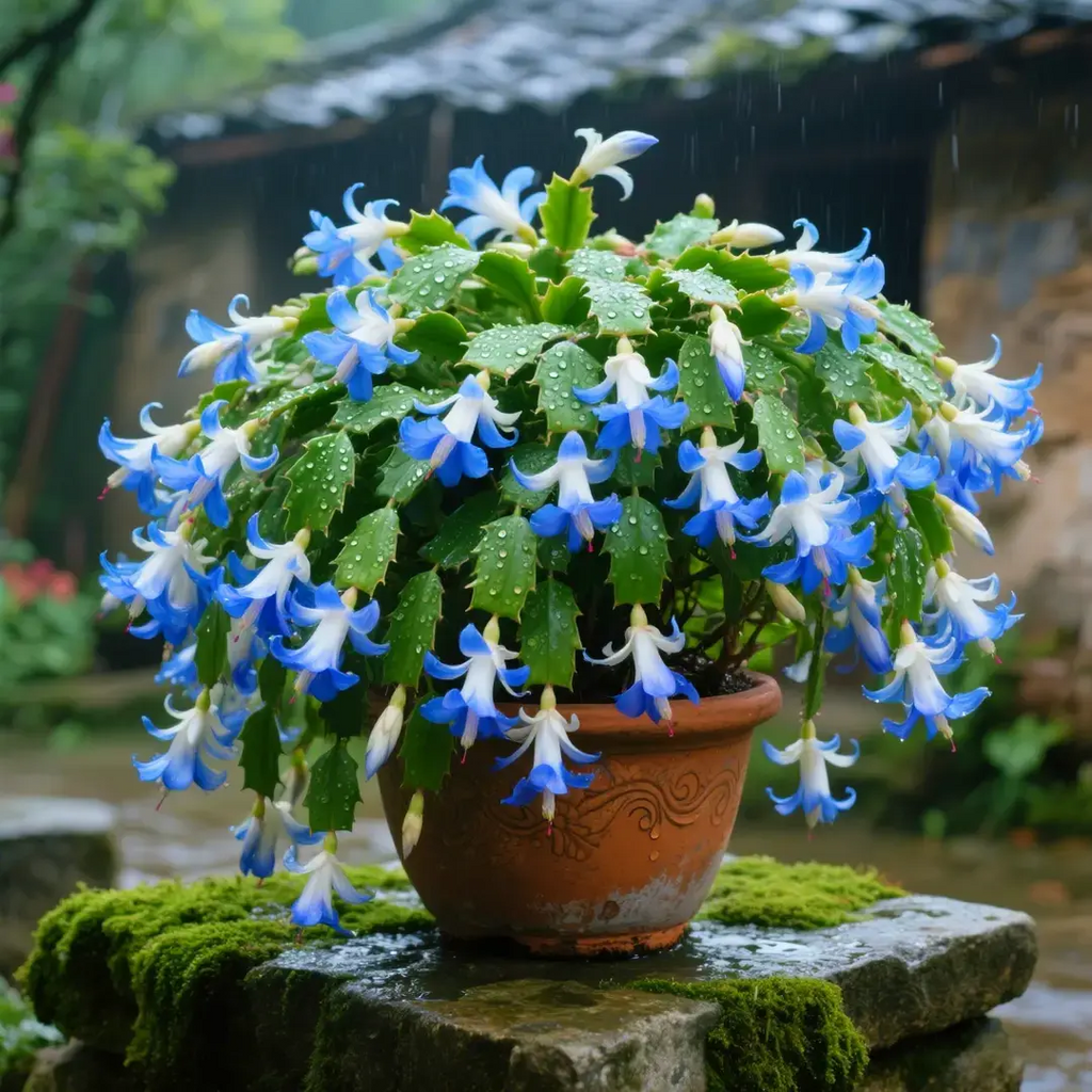 🦀CactusBloom – Mix Colors Schlumbergera Bulbs, Easy-Care Blooms in Every Shade, Even in Winter ❄️🌈