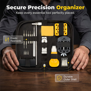TickMaster – 🎉🔧 Pro Watch Repair Kit for Case Opening, Band Sizing and Battery Swaps ⌚