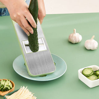 🔪 PrepBlade – Multifunctional Vegetable Chopper with Hand Guard, 5 Blades & Non-Slip Base