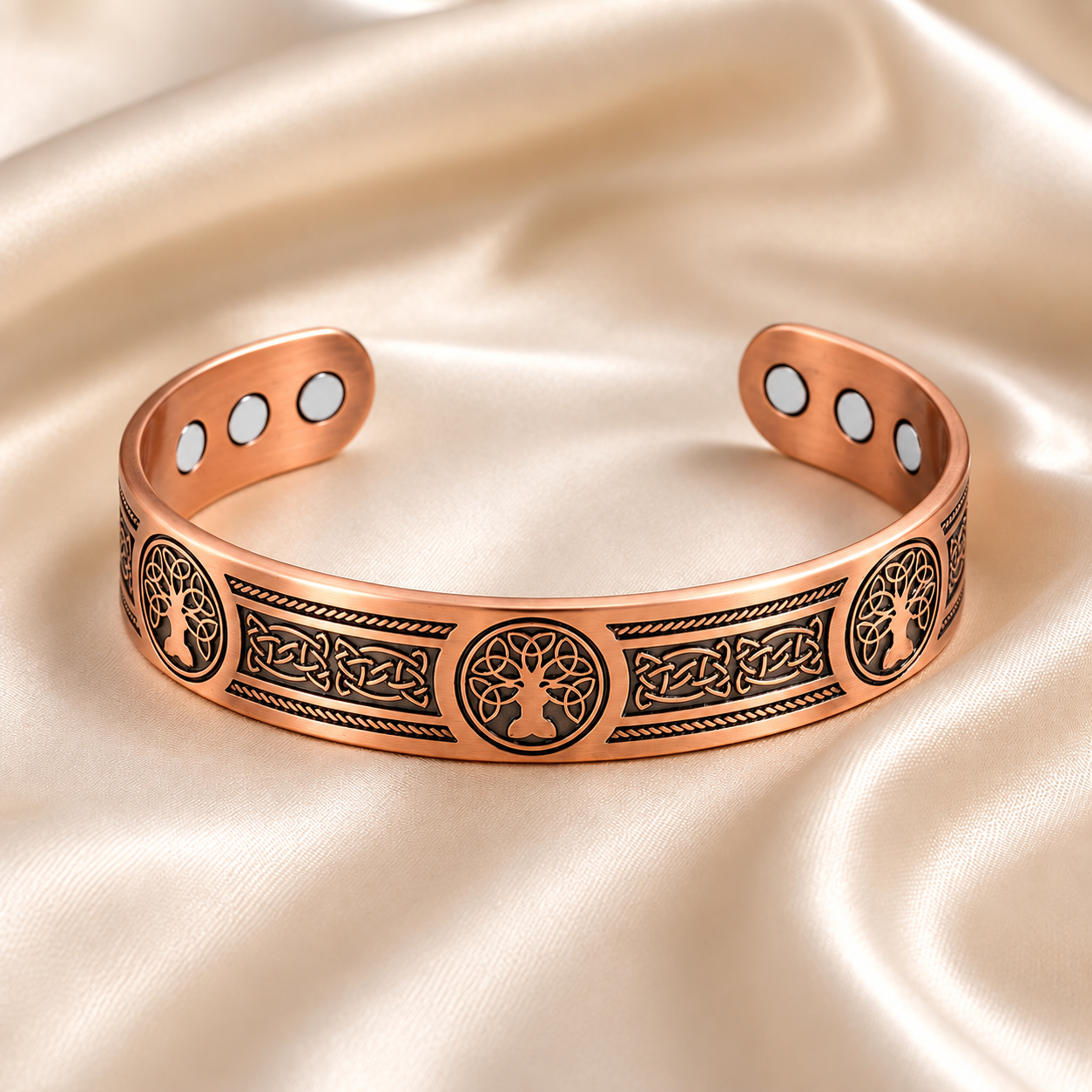 CopperEase – Women's Magnetic Copper Bracelet