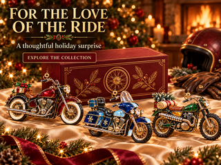 ✨ MotoGlow – 2026 Vintage Motorcycle Christmas Ornaments