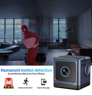 CubeGuard – 📶 Smart WiFi Security Camera, 1080P HD, 🌙 Night Vision & 🚨 Motion Detection
