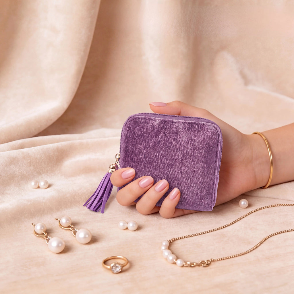GemNest – Tangle-Free Chenille Jewelry Travel Case