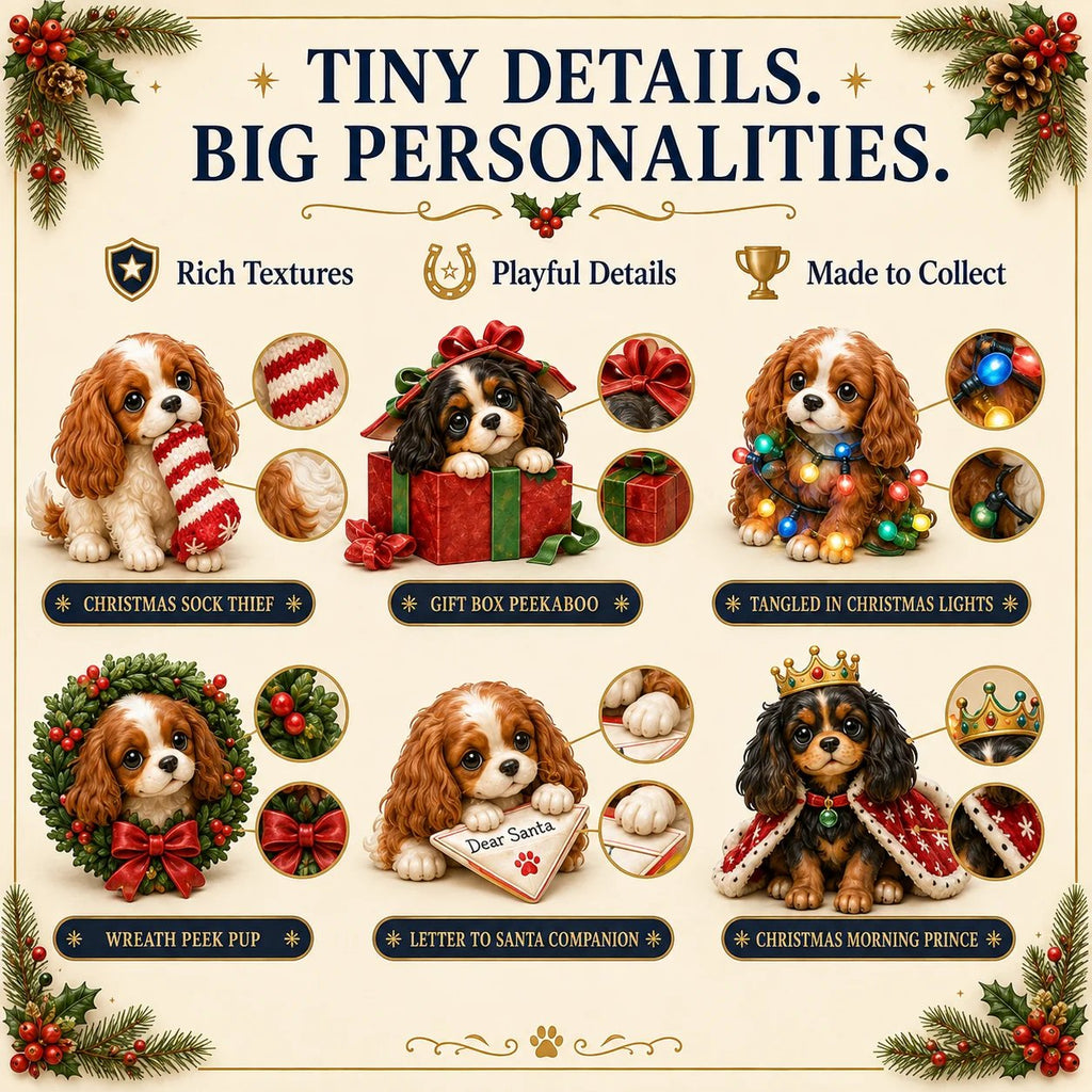 CavaCountdown – ⏰🐶 24 Days of Cavalier Christmas Advent Calendar 2026 with 24 Collectible Cavalier Surprises