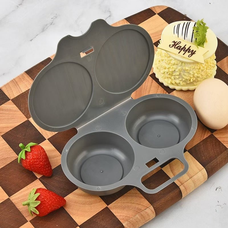 PoachPal – 🎁💥 Microwave Egg Poacher with Lid & Handle