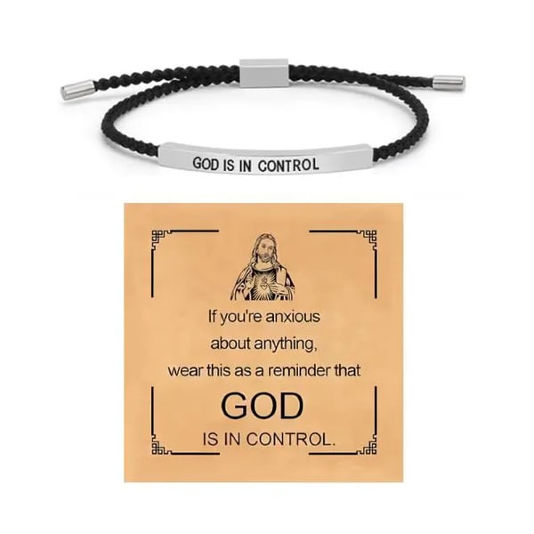 💖✨ Inspire Bracelet “God is in control”🎁