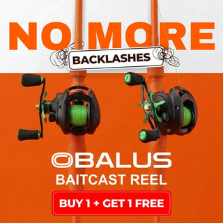CastClean – Anti-Backlash Magnetic-Brake Baitcasting Reel, Buy One Get One Free