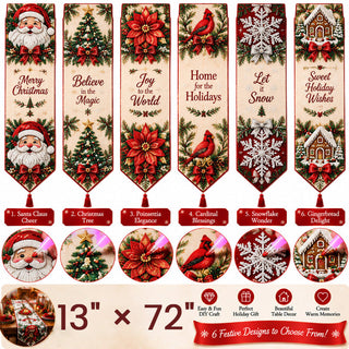 SparkleRunner – ✨ DIY Christmas Diamond Painting Table Runner Kit
