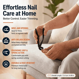 TrimEase – Effortless Precision Toenail Trimmer