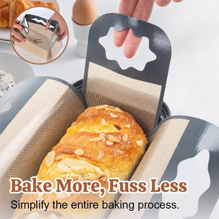 🥐LoafLift – Cross-Shape Food-Safe Baking Liner, Easy-Clean Alternative to Disposable Parchment Paper