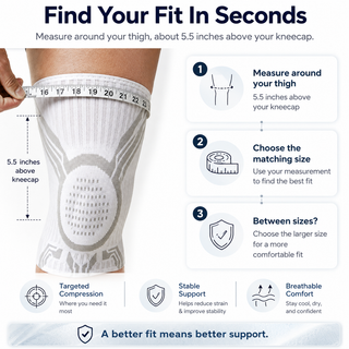 KneeLock – Adjustable Sports Knee Support Brace with Dial Fit
