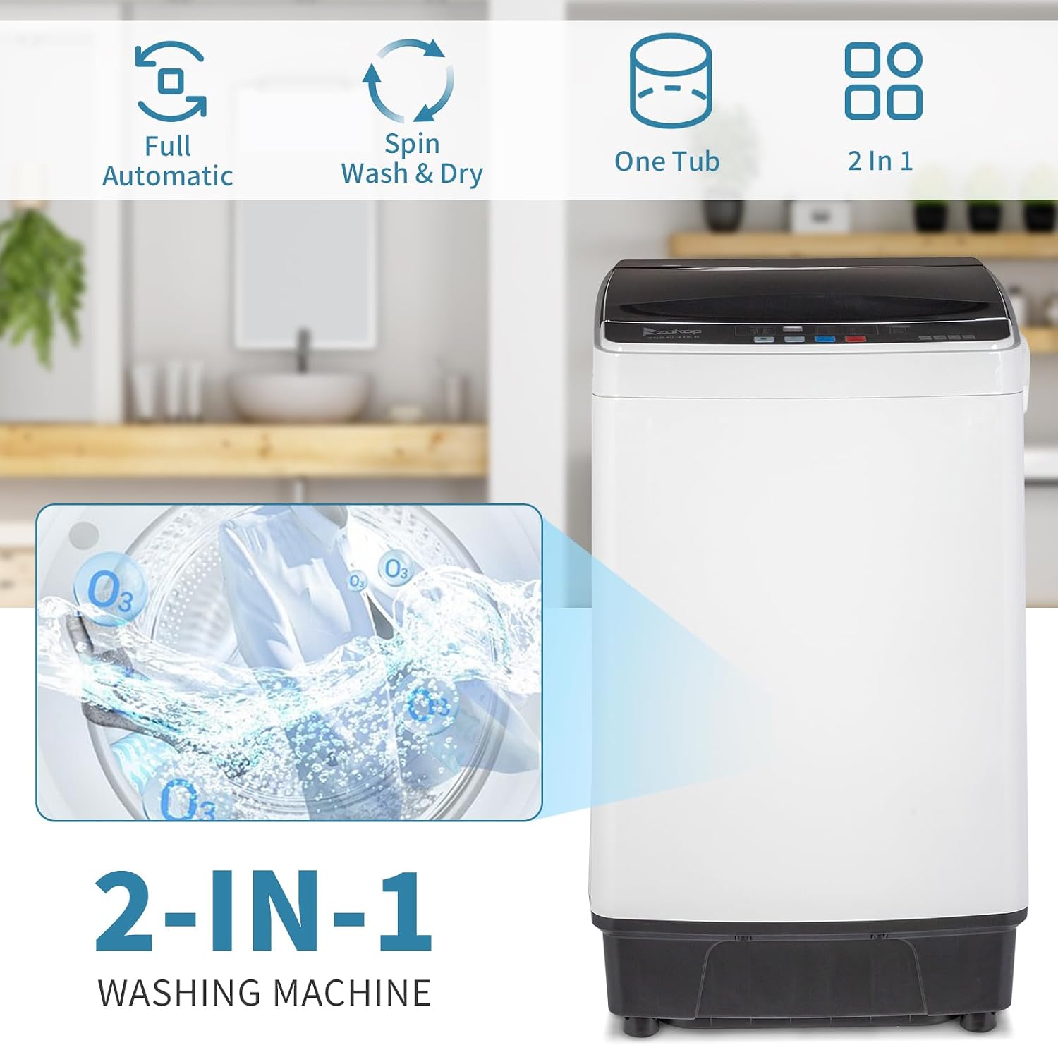 LaundryEase – Portable Washer and Dryer Set