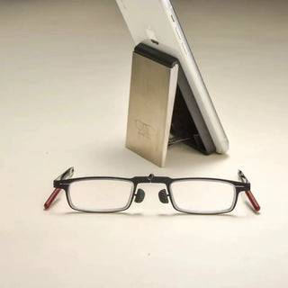 PocketSight – Foldable Blue-Light Reading Glasses with Magnetic Phone Case & Stand