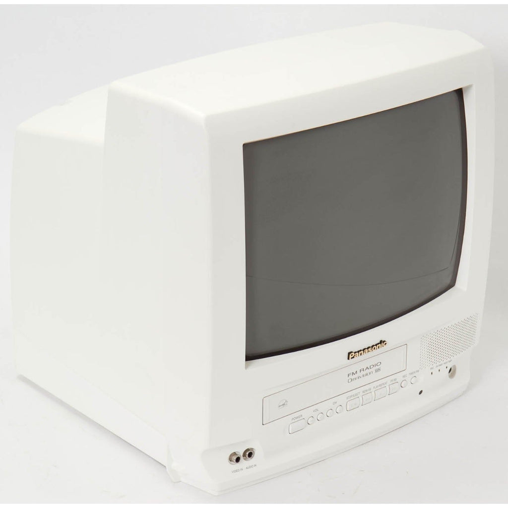 RetroDeck – Panasonic 13" CRT TV & VHS VCR Combo for Retro Gaming, with Remote Control