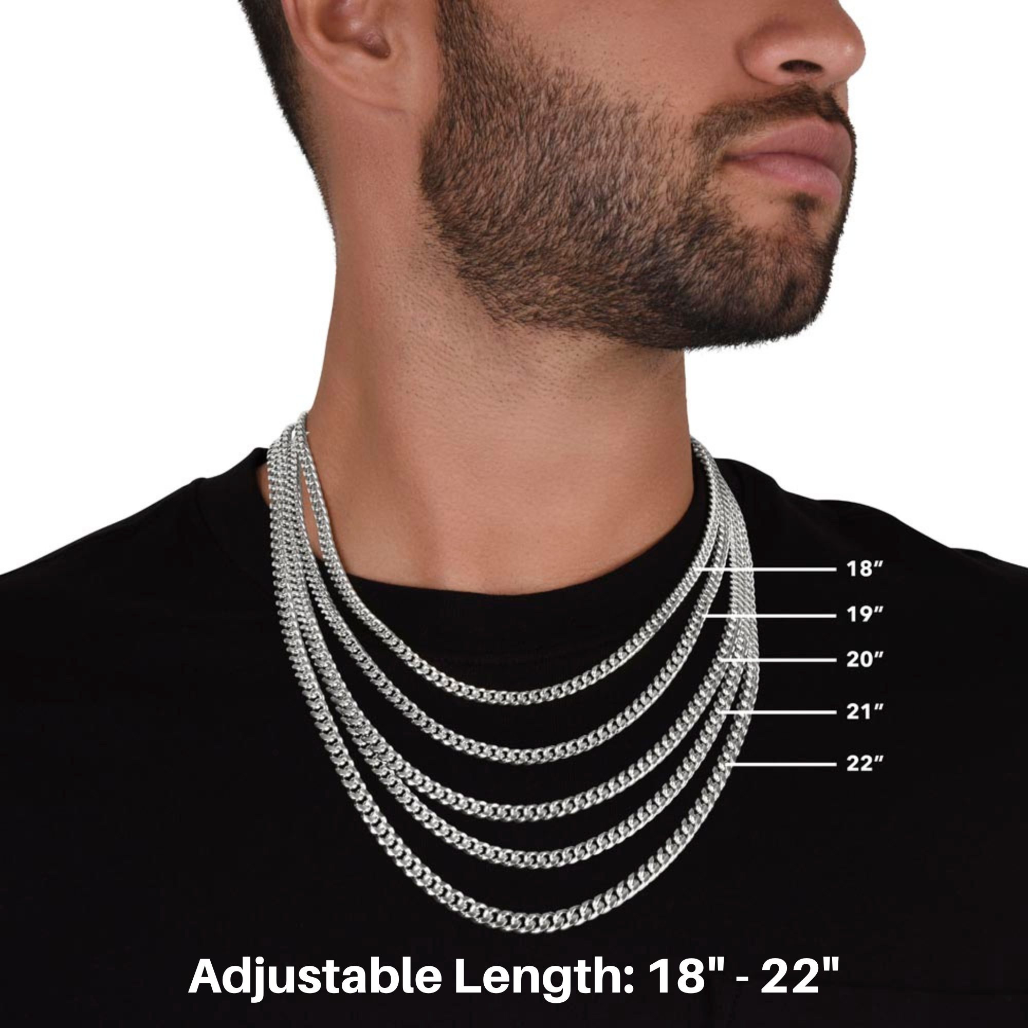 SonBond – To My Son Cuban Link Chain with Message Card