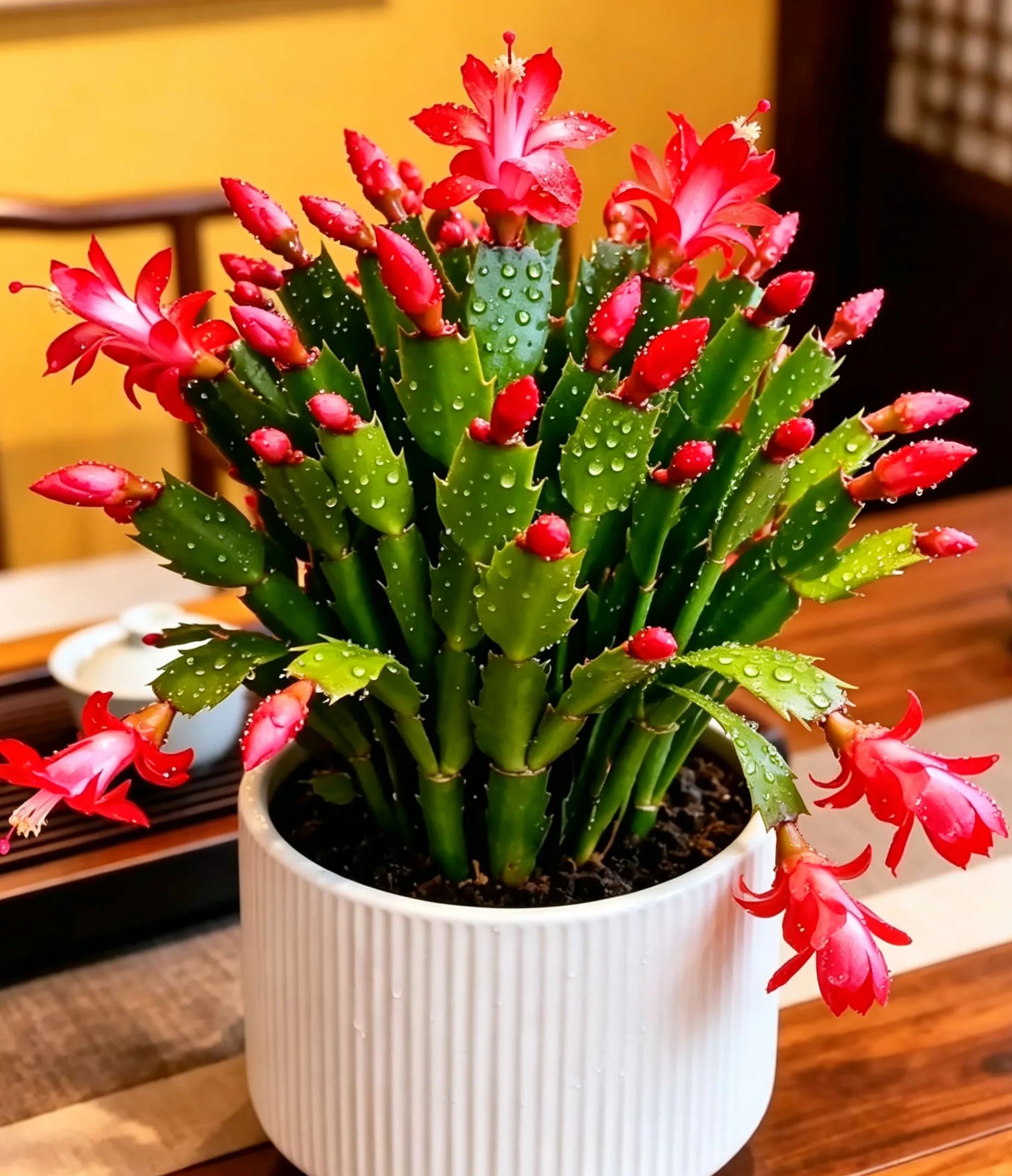 🦀CactusBloom – Mix Colors Schlumbergera Bulbs, Easy-Care Blooms in Every Shade, Even in Winter ❄️🌈