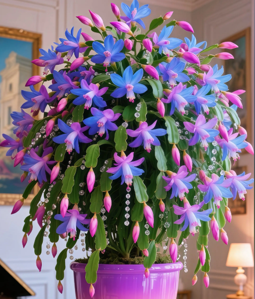 🦀CactusBloom – Mix Colors Schlumbergera Bulbs, Easy-Care Blooms in Every Shade, Even in Winter ❄️🌈
