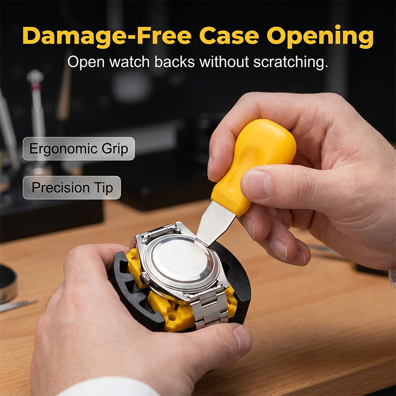 TickMaster – 🎉🔧 Pro Watch Repair Kit for Case Opening, Band Sizing and Battery Swaps ⌚
