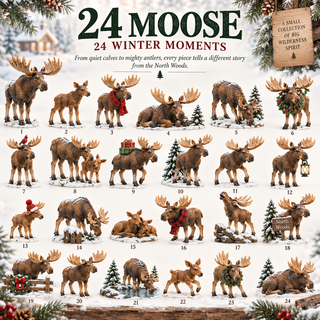 🌲MooseMoments – 24 Days of Moose, 24-Piece North Woods Christmas Collection