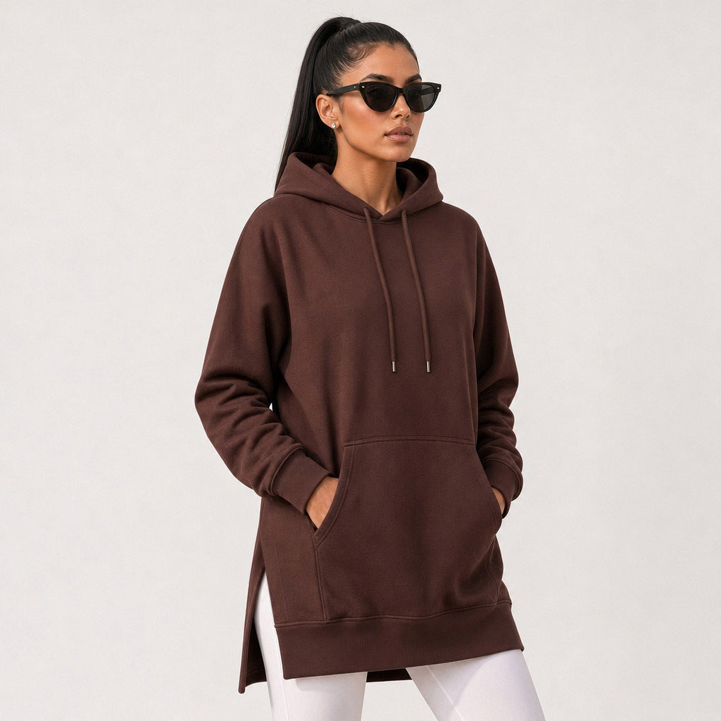 CozyDrape – Oversized Hoodie Dress