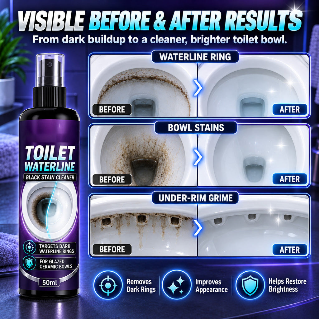 RingBreak – 🥳🚽🌟 Toilet Waterline Cleaner, Concentrated Blue Gel That Clings to Vertical Stains✅