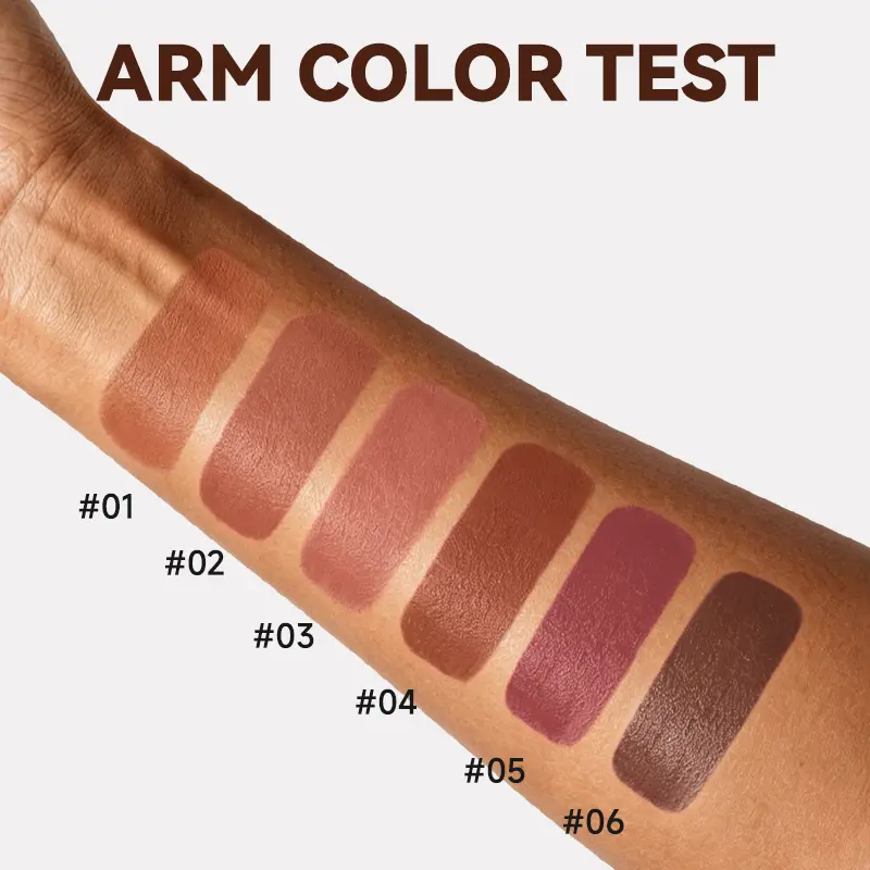 CocoaGlide – Matte Brown 2-in-1 Waterproof Lipstick💄