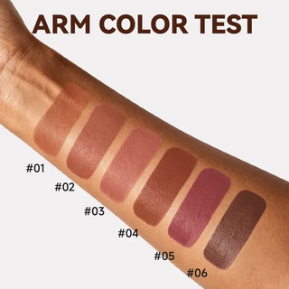 CocoaGlide – Matte Brown 2-in-1 Waterproof Lipstick💄
