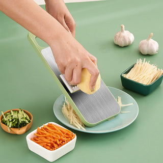 🔪 PrepBlade – Multifunctional Vegetable Chopper with Hand Guard, 5 Blades & Non-Slip Base