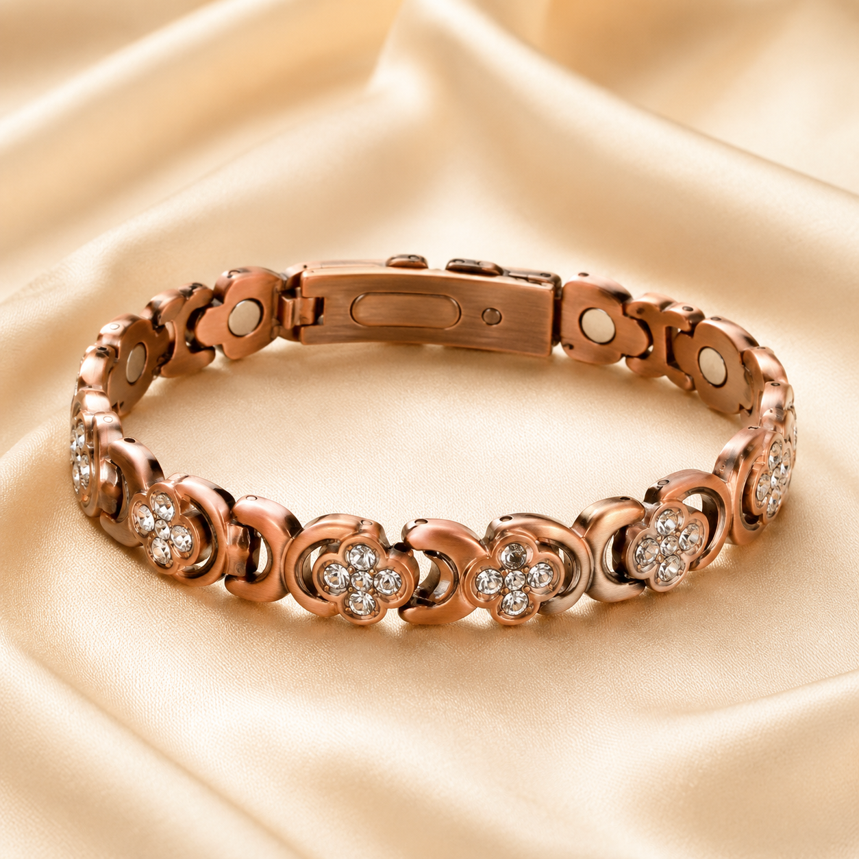 CopperEase – Women's Magnetic Copper Bracelet