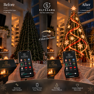 PixelPine – Smart Animated Christmas Tree Lights with Phone Control