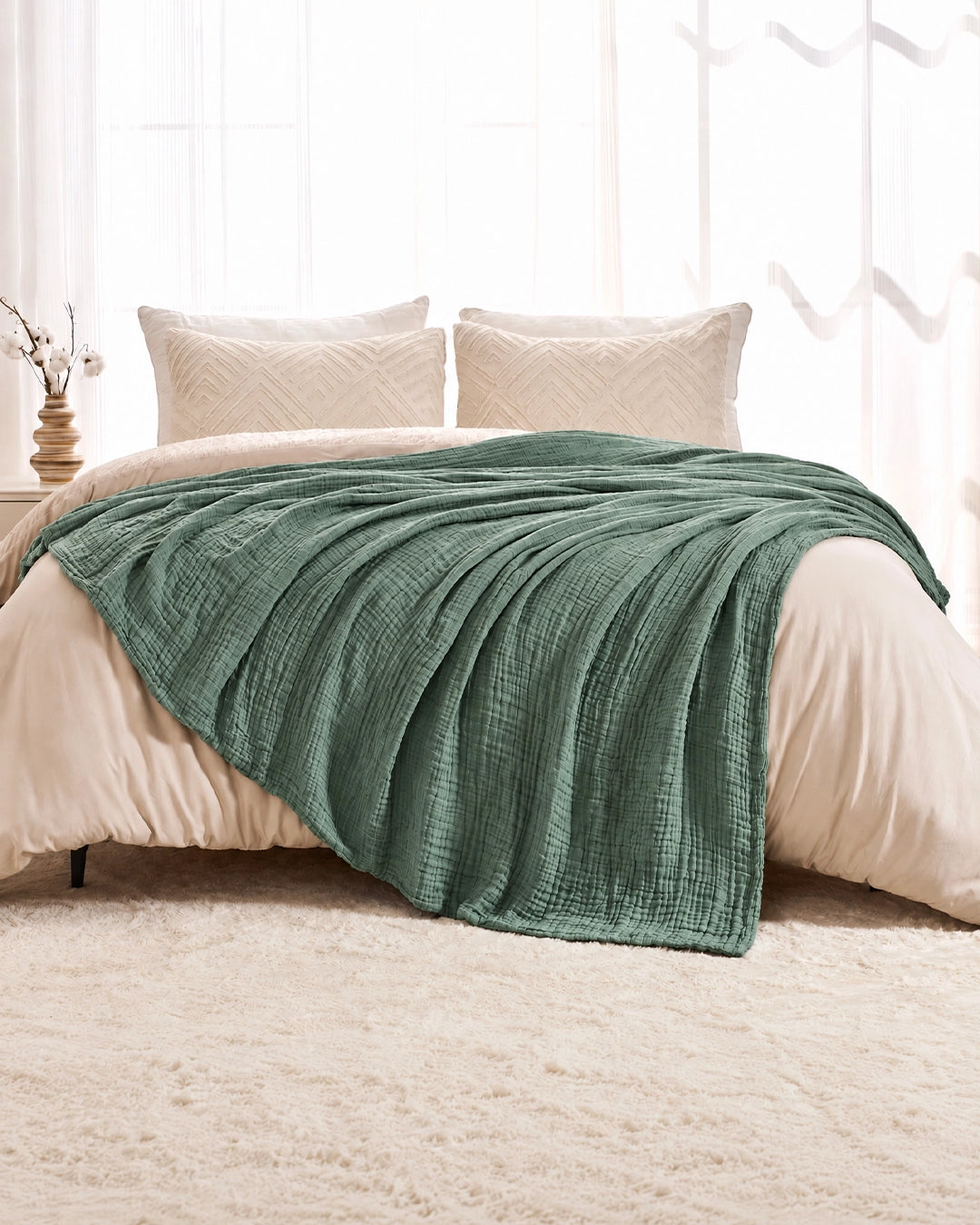 MuslinCloud – 100% Muslin Cotton Blanket