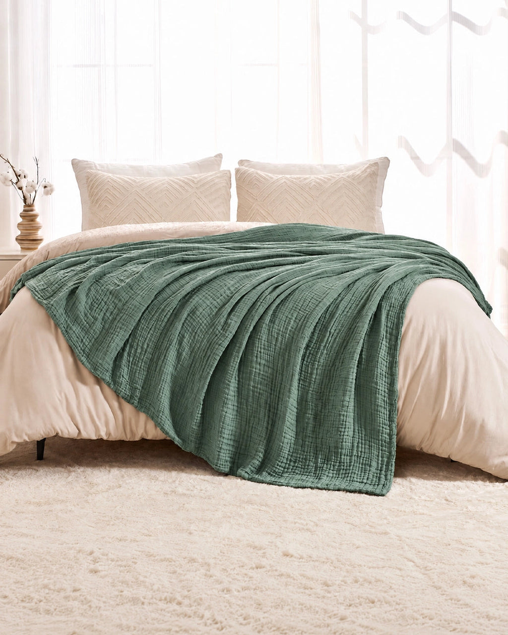 MuslinCloud – 100% Muslin Cotton Blanket