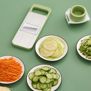 🔪 PrepBlade – Multifunctional Vegetable Chopper with Hand Guard, 5 Blades & Non-Slip Base